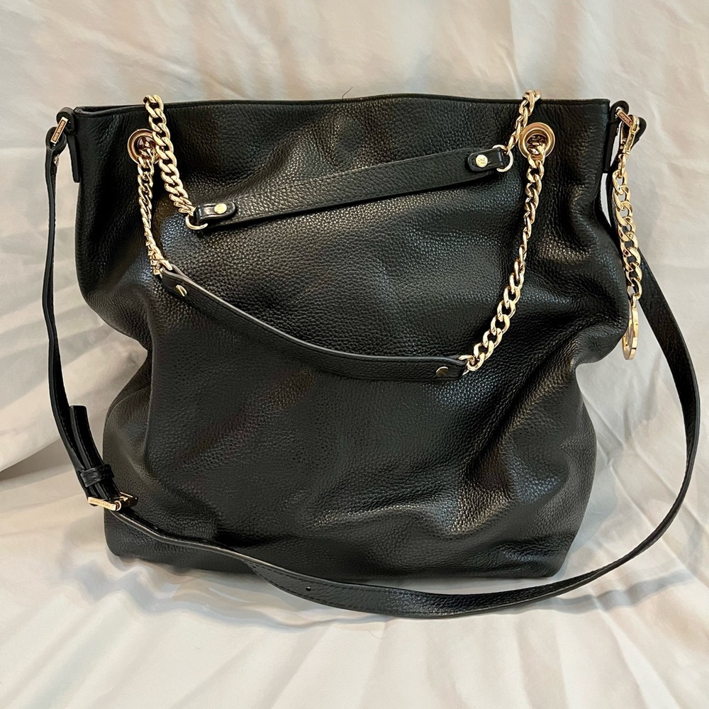 Leather Michael Kors hobo